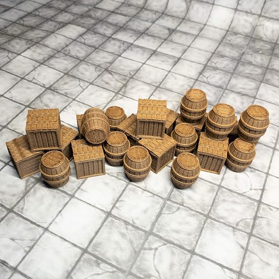 Oak Crates and Barrels