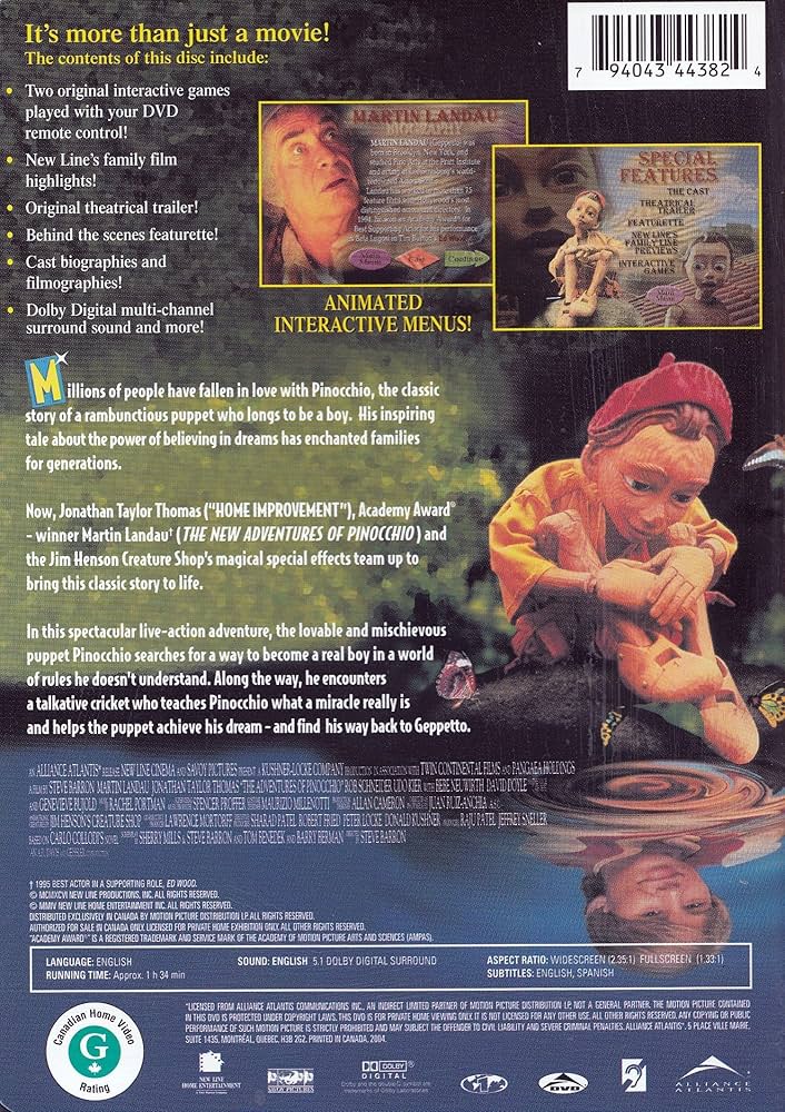 Amazon.co.jp: Adventures of Pinocchio [DVD] : Adventures of