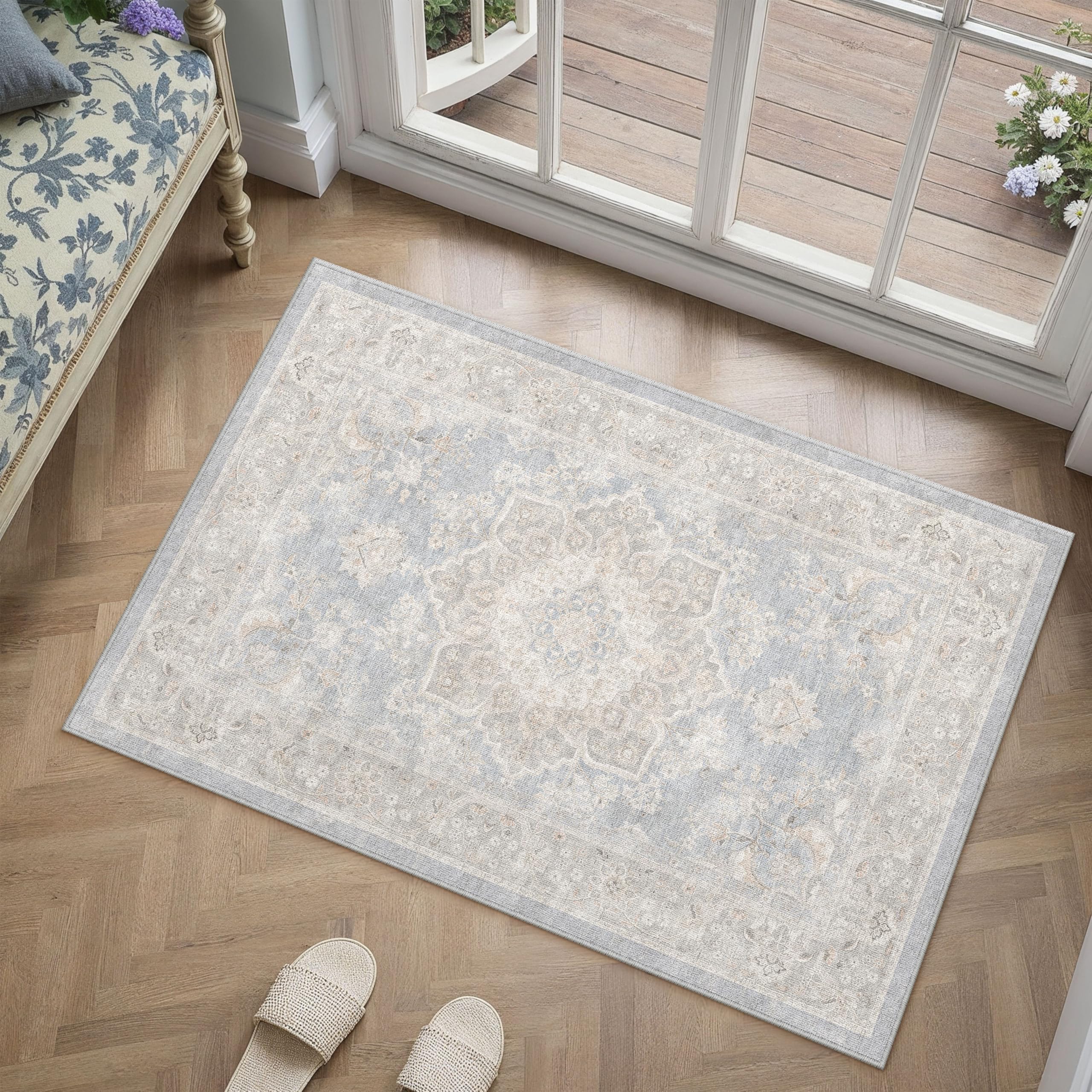 Photo 1 of PureCozy 2x3 Washable Area Rug