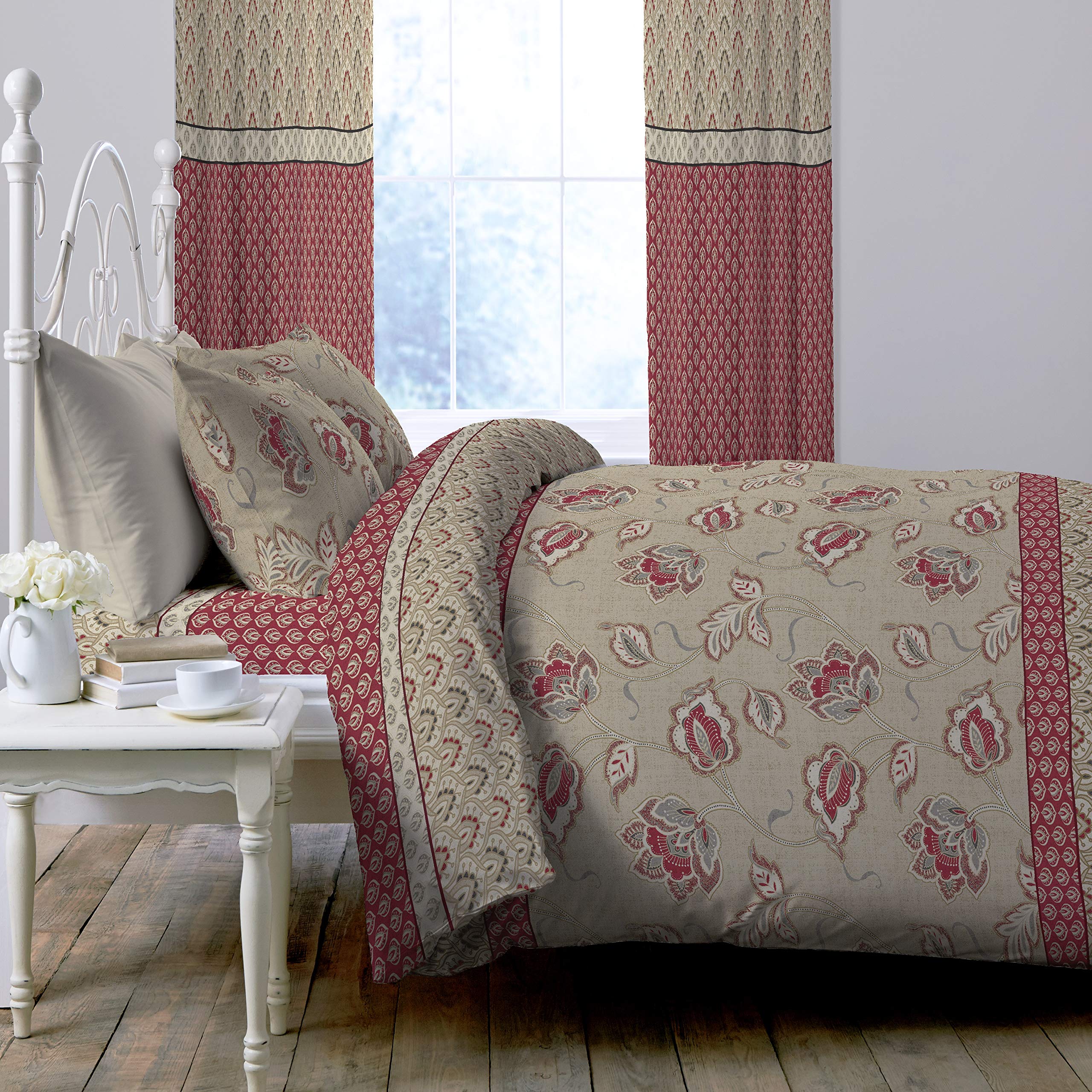Catherine Lansfield Kashmir Duvet Cover Set 250 x 200 + 2 (50 x 80)