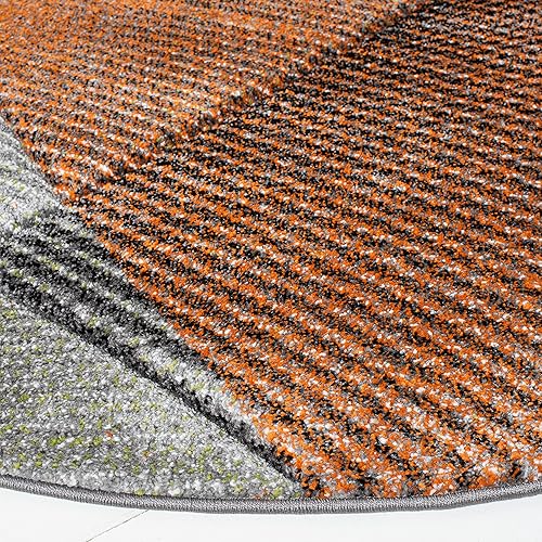 Vista 64 de SAFAVIEH Hollywood Collection - Alfombra decorativa de 2 pies 3 pulgadas x 4 pies, beige y azul, diseño moderno de mediados de siglo, no desprende