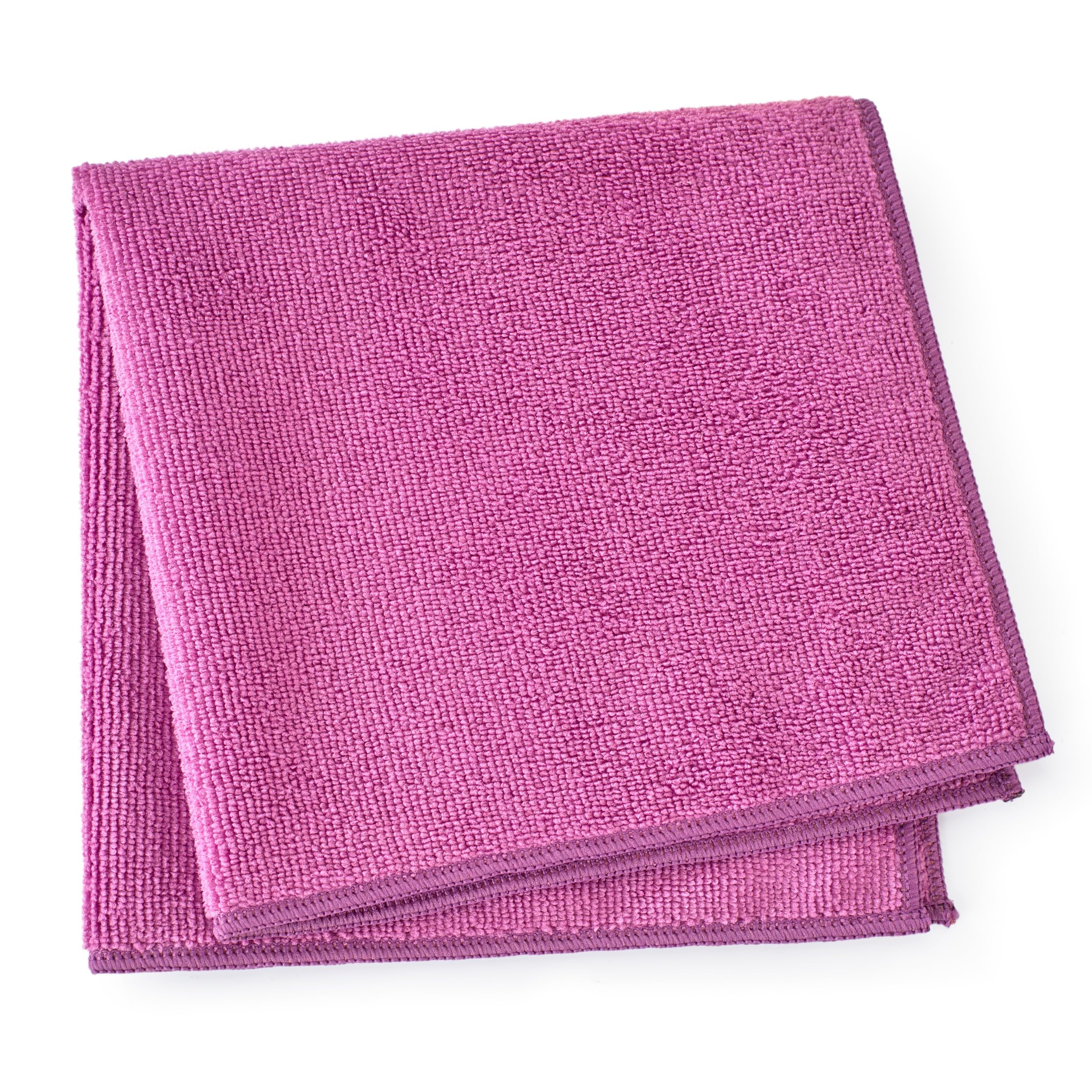 Quest Paños Microfibra 40x40 cm Rosa Multiusos Absorbentes Lavables