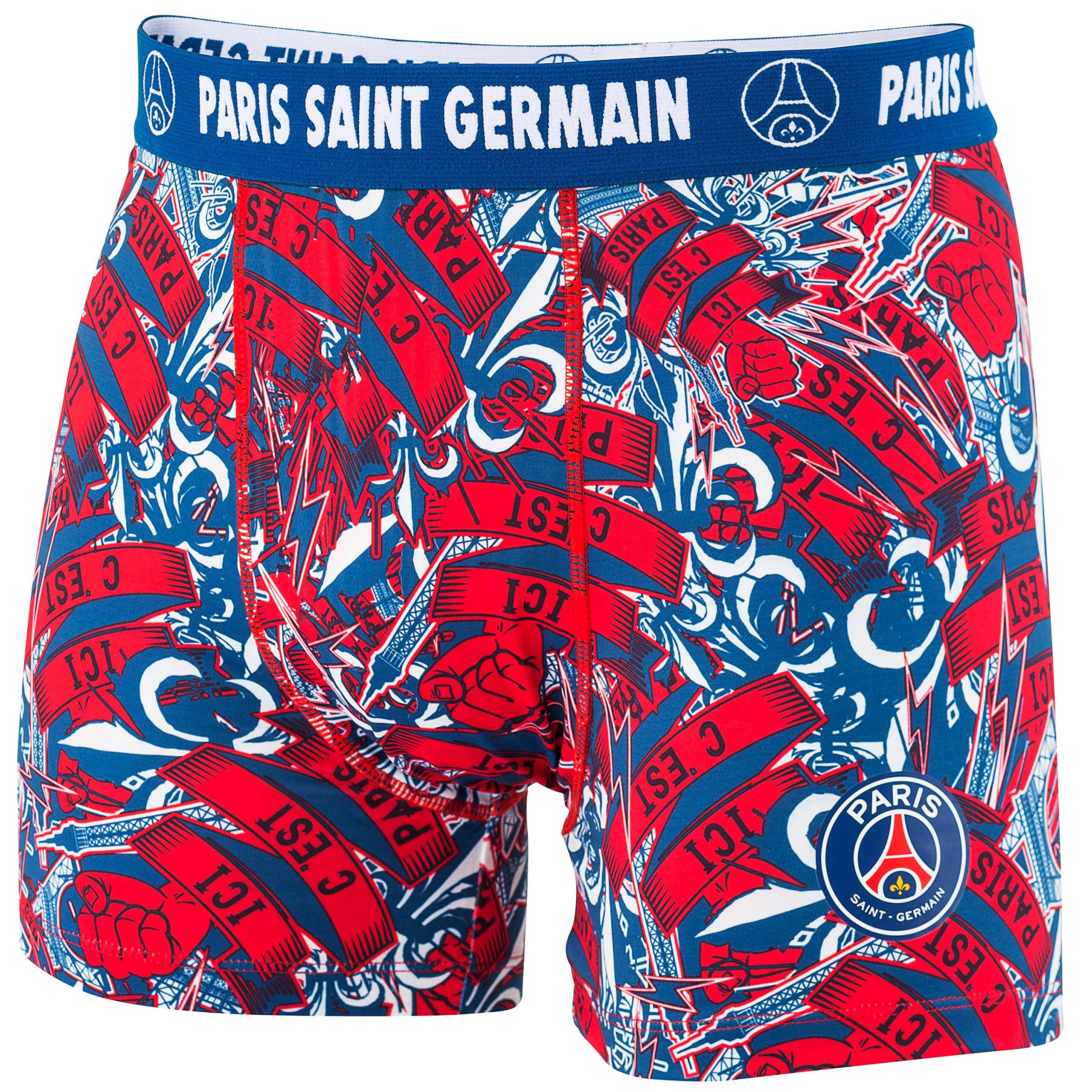 Paris Saint-Germain Boxer PSG - Collection Officielle Taille Adulte Homme