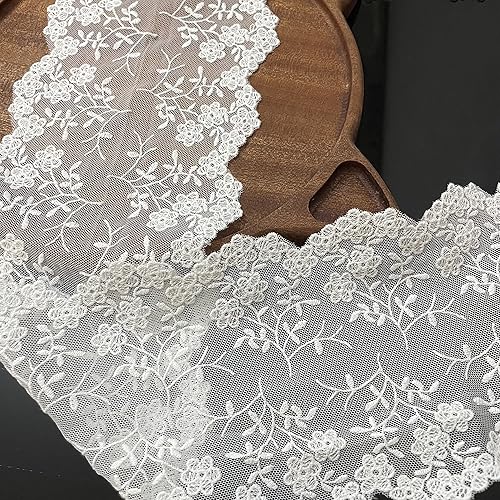 Miniatura 3 de Tela de encaje, bordado de cinta de encaje para coser, envoltura de regalo, decoración de boda de despedida de soltera, manualidades de arte para