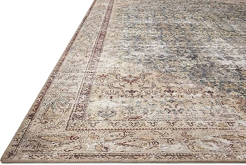 Miniatura 6 de Amber Lewis x Loloi Colección Georgie GER-04 - Alfombra de pasillo de 2 pies 6 pulgadas x 9 pies 6 pulgadas, color verde azulado antiguo