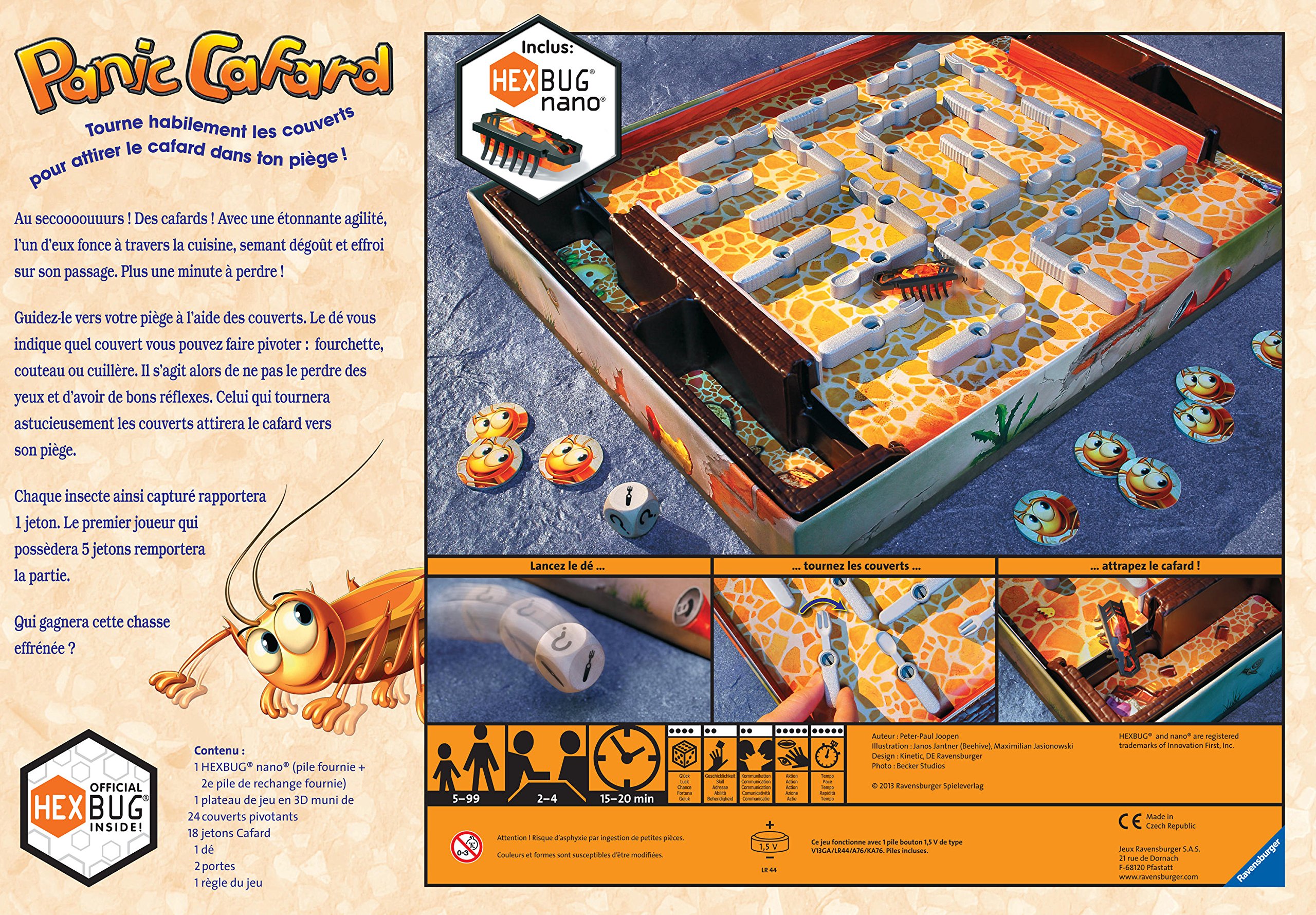 Ravensburger – 22247 – Gesellschaftsspiel – Panic Schabe