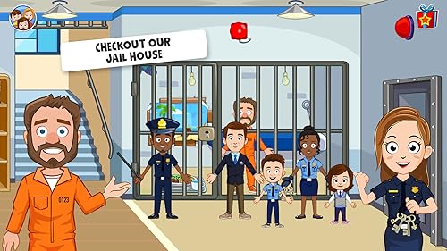 My Town : Police Station. Policeman Game for Kids