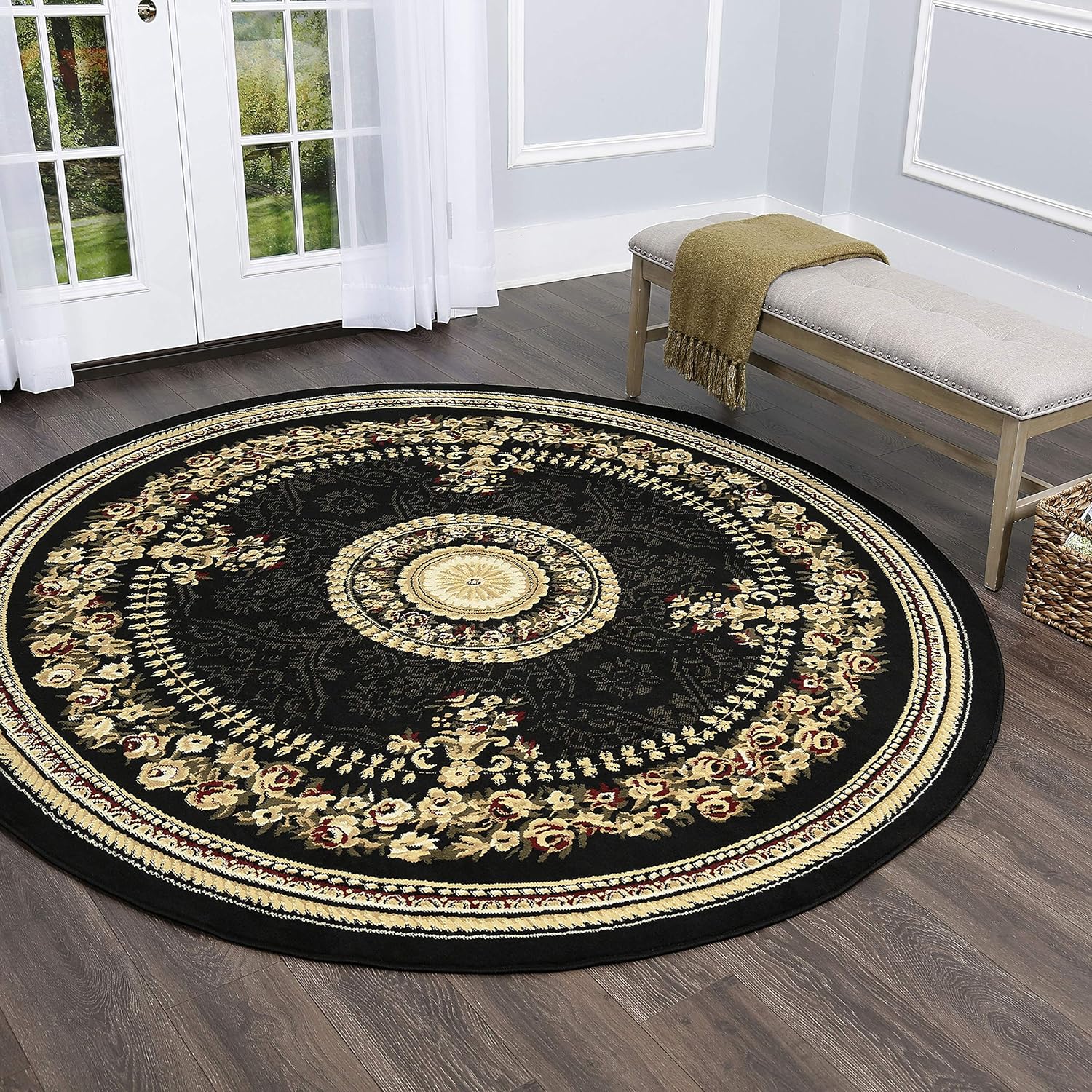 Home Dynamix Optimum Athens Alfombra redonda de 7 pies 10