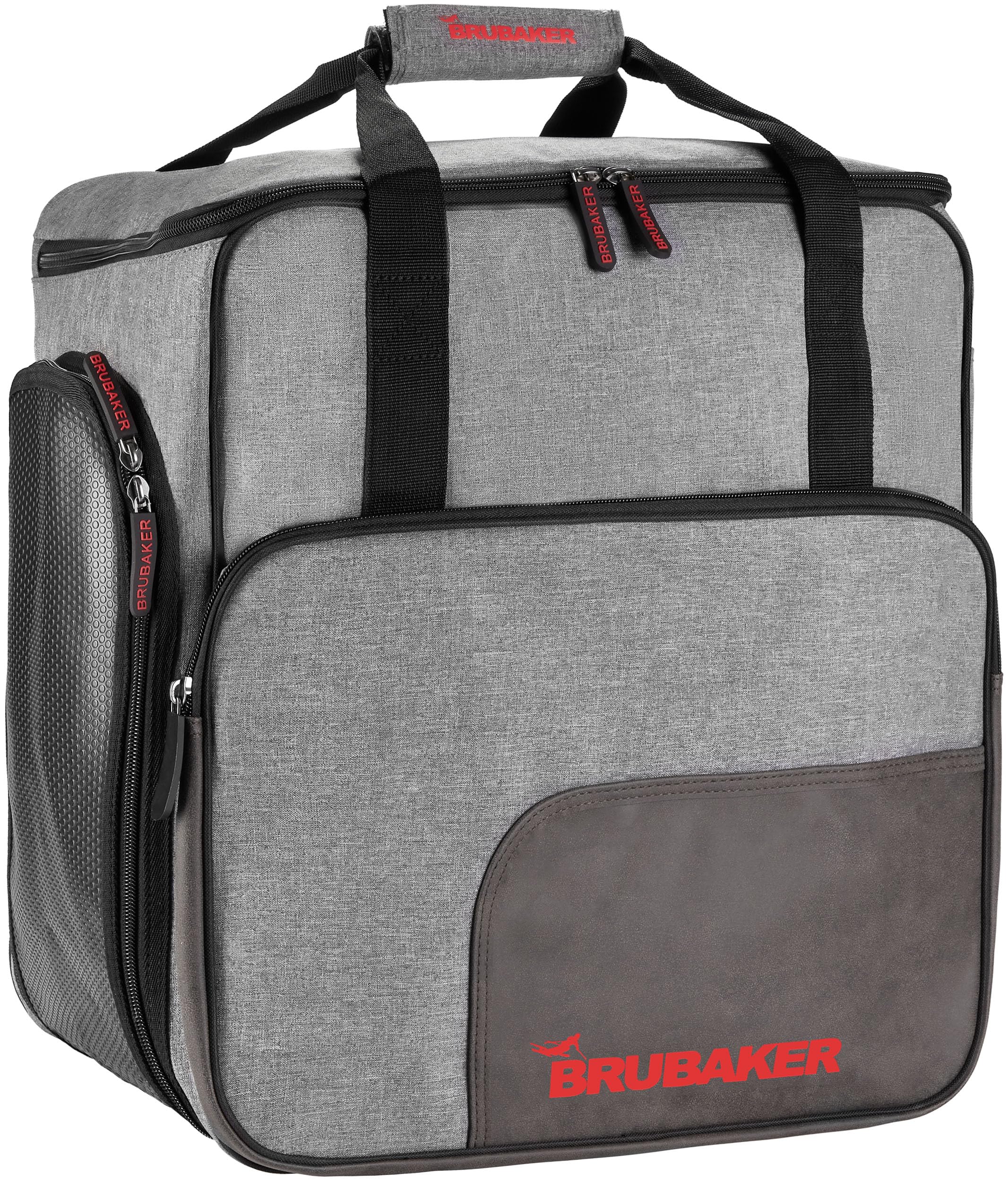 BRUBAKER Mochila Porta Botas De Esquí Heather Gris/Negro