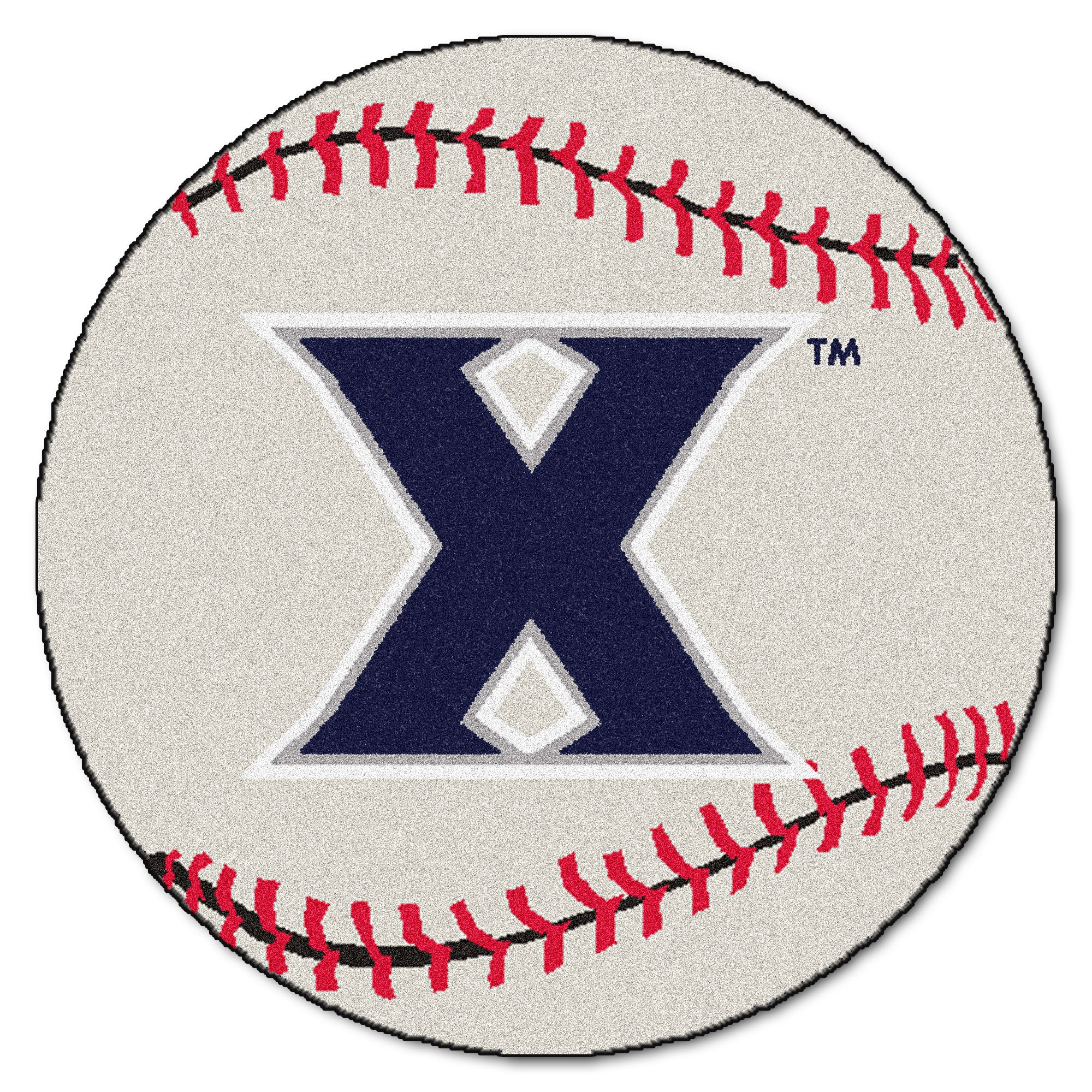 Fanmats Xavier Musketeers Baseball-Shaped Mat