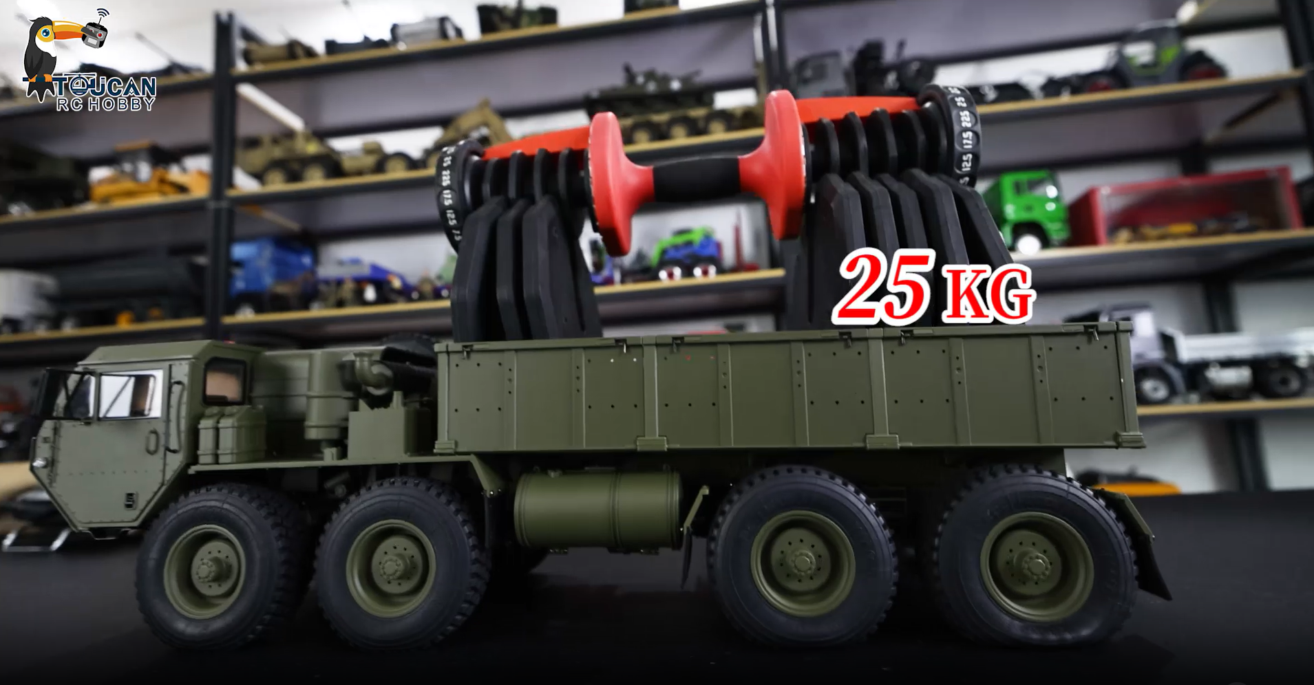 Amazon.com: wheelfun 1/12 8 * 8 HG RC US Military Truck Metal