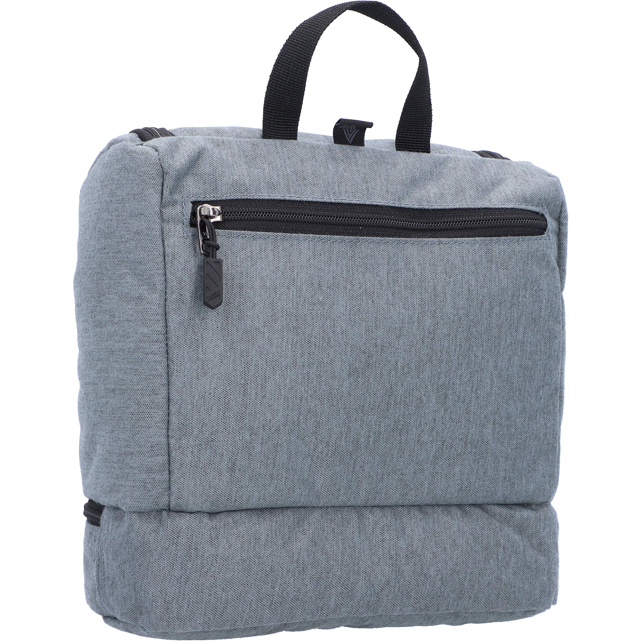 Nitro Travel Kit stylowa kosmetyczka podróżna z dodatkową kieszenią na dno, kosmetyczka do zawieszenia, z wieloma schowkami, na podróż i kemping, 25 x 24 x 11 cm, Black Noise, 25x24x11 cm, Zestaw