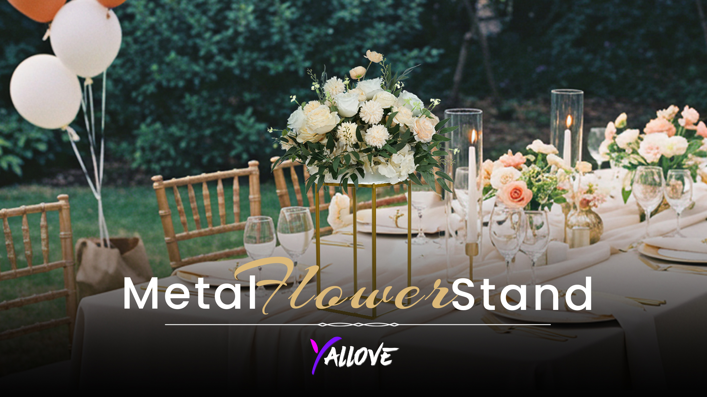 uxcell ウェディングフラワースタンド 高さ60 cm 金トーン 10個 uxcell ウェディングフラワースタンド 高さ60 cm 金トーン 10個