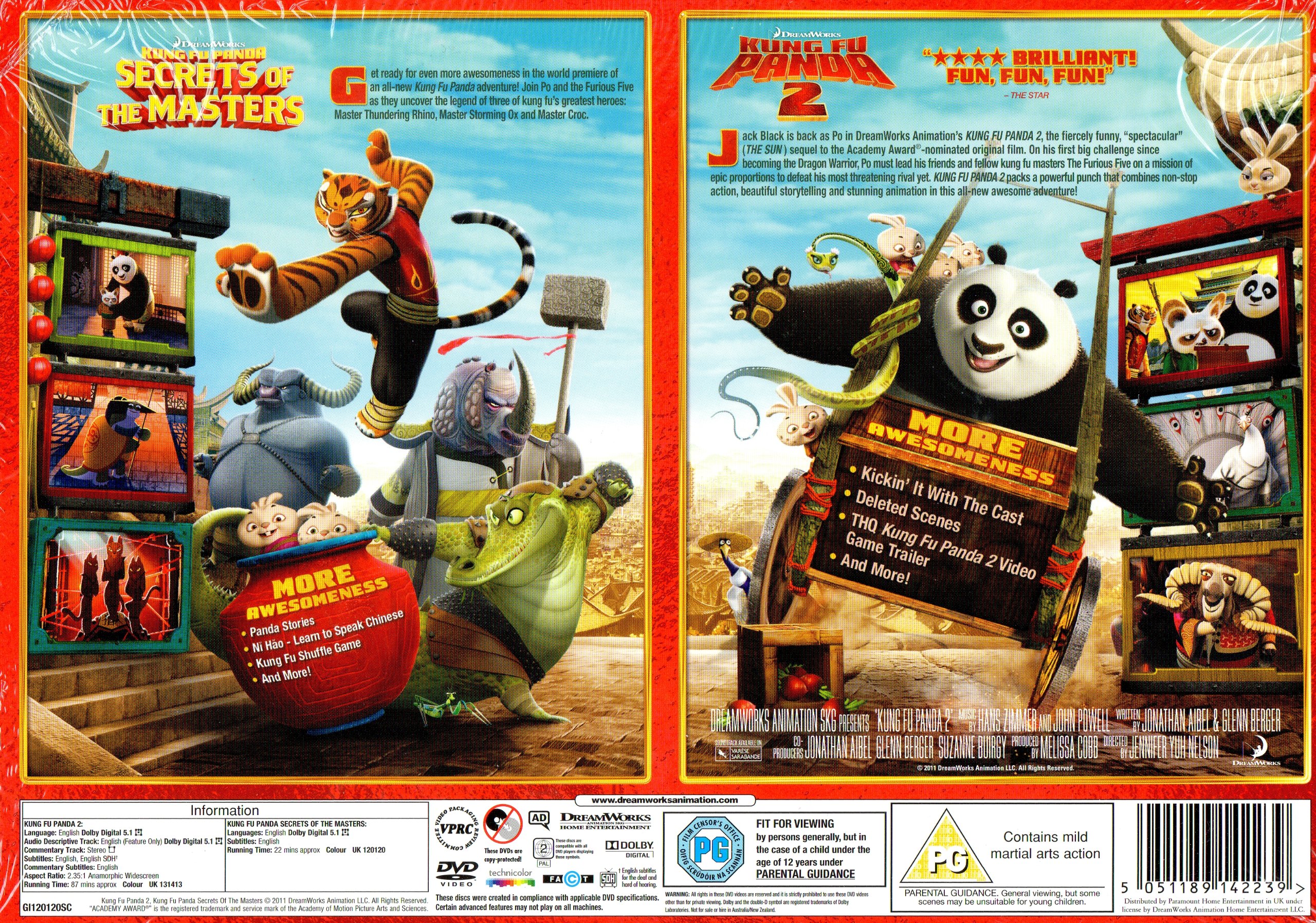 DVD　安部恭弘　「Pieces of Secret vol.2」 Kung Fu Panda 2 & Kung Fu Panda: Secrets of Master [DVD]: Amazon