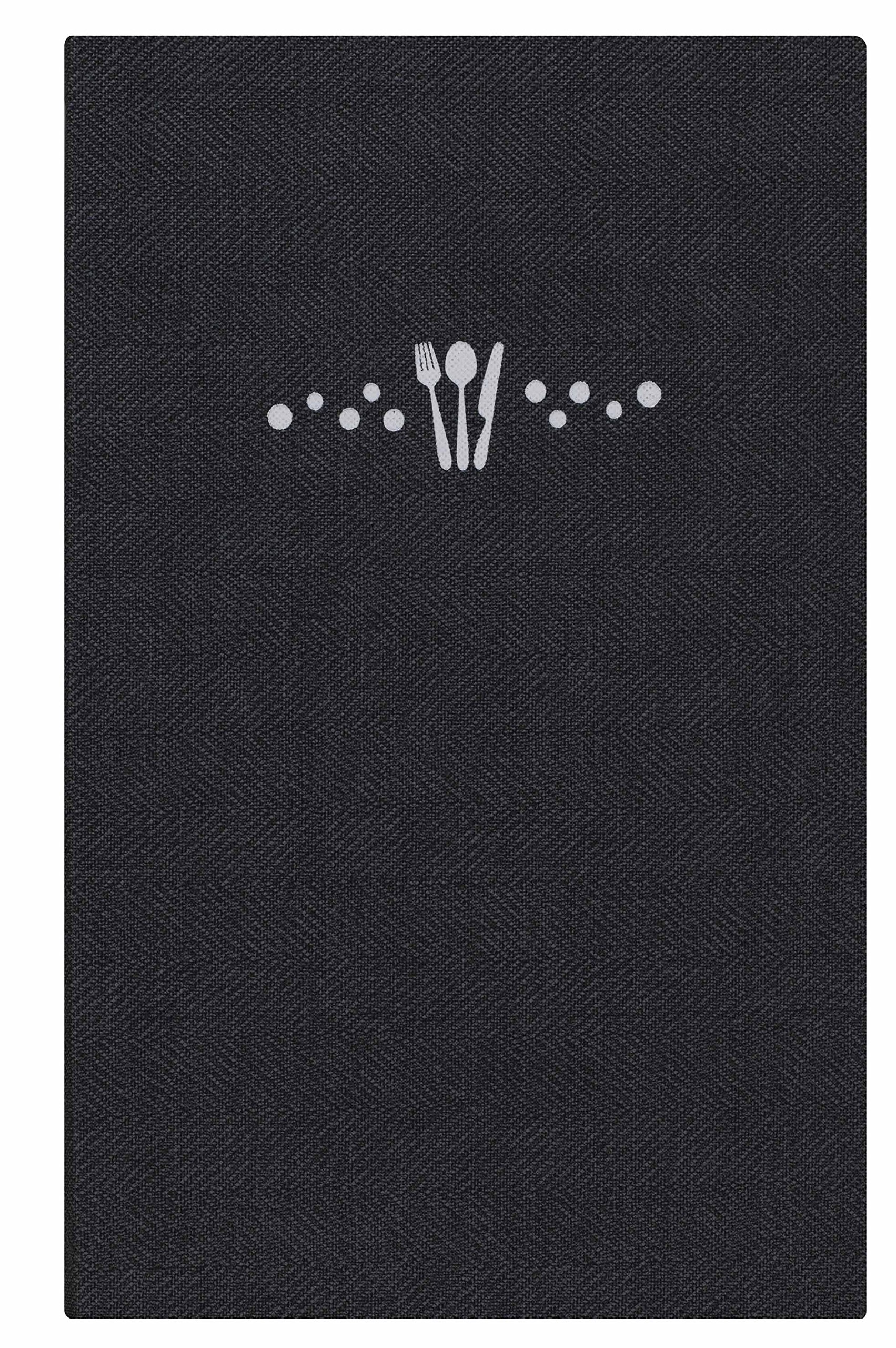 Lacor 28212 Pablo Collection Wine List Cover, 180 x 280 mm, Black
