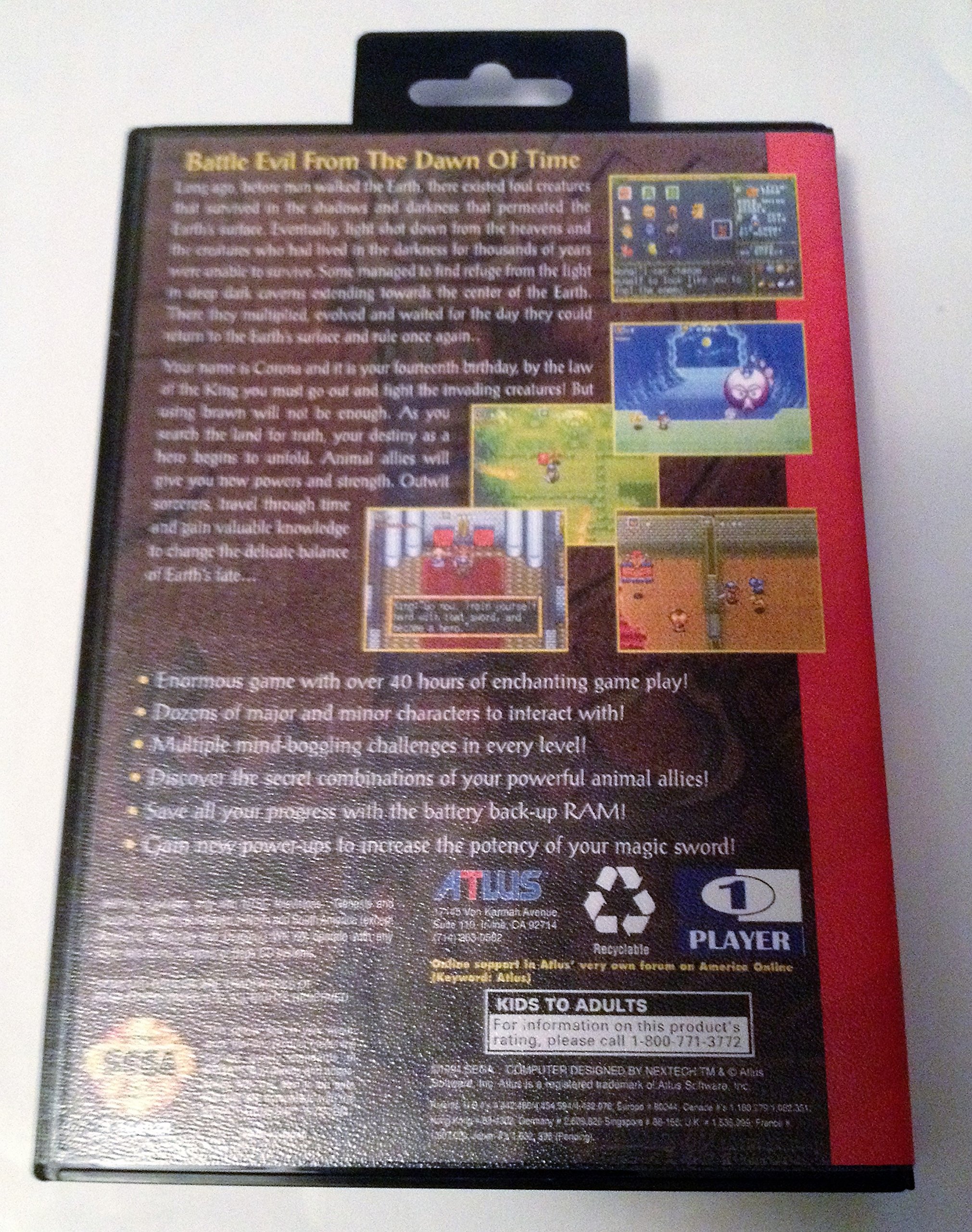 Amazon.com: Crusader of Centy (SEGA Genesis / Mega Drive