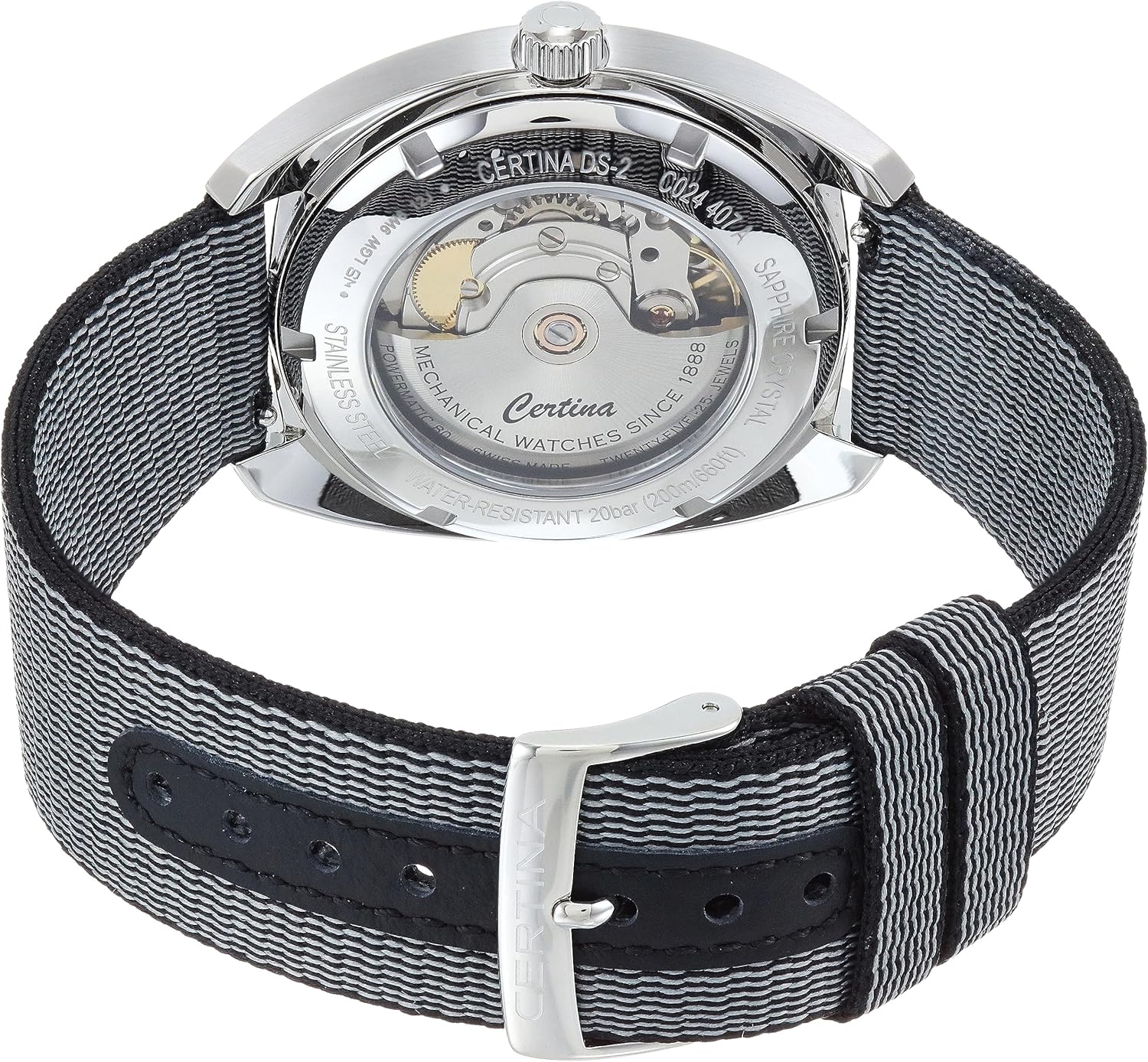 Certina, Unisex, DS 2, Stainless Steel, Swiss Pakistan Ubuy