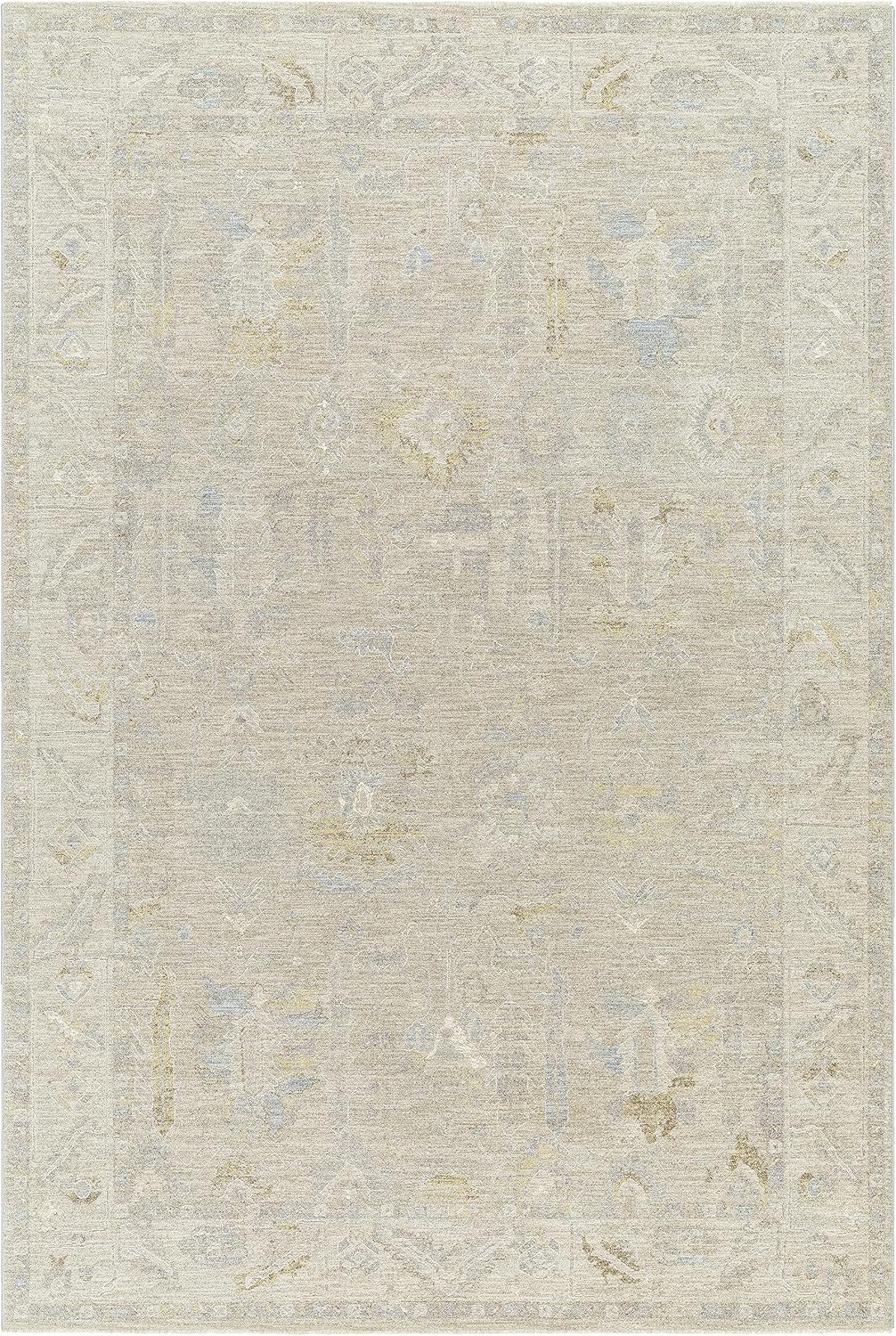 Mark&Day Area Rugs, 10x14 Geary Traditional Taupe Area Rug