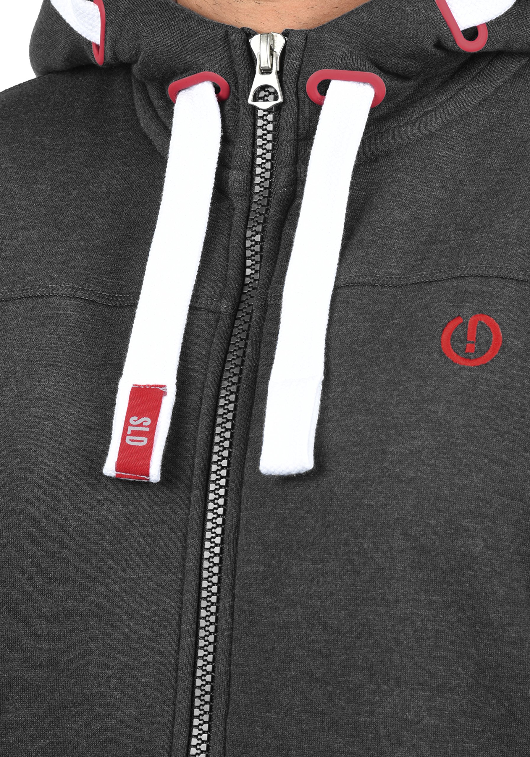!Solid BenjaminZip Chaqueta Sudadera con Capucha Hoodie para Hombre con Capucha con Cremallera con Forro Polar Suave Al Tacto