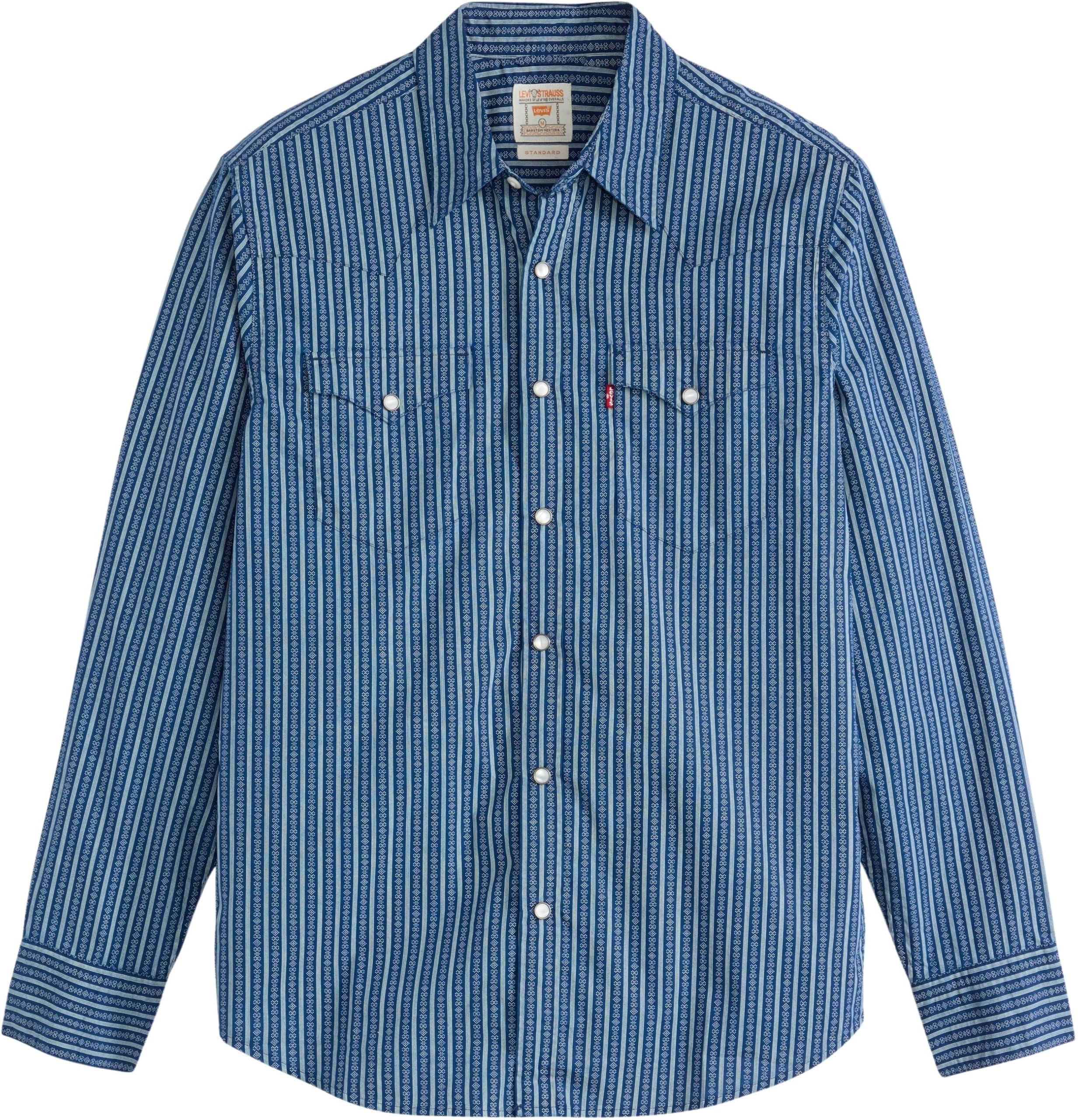 Levi's Hombre Camisa Western Barstow con Cuello francés, Regular Fit