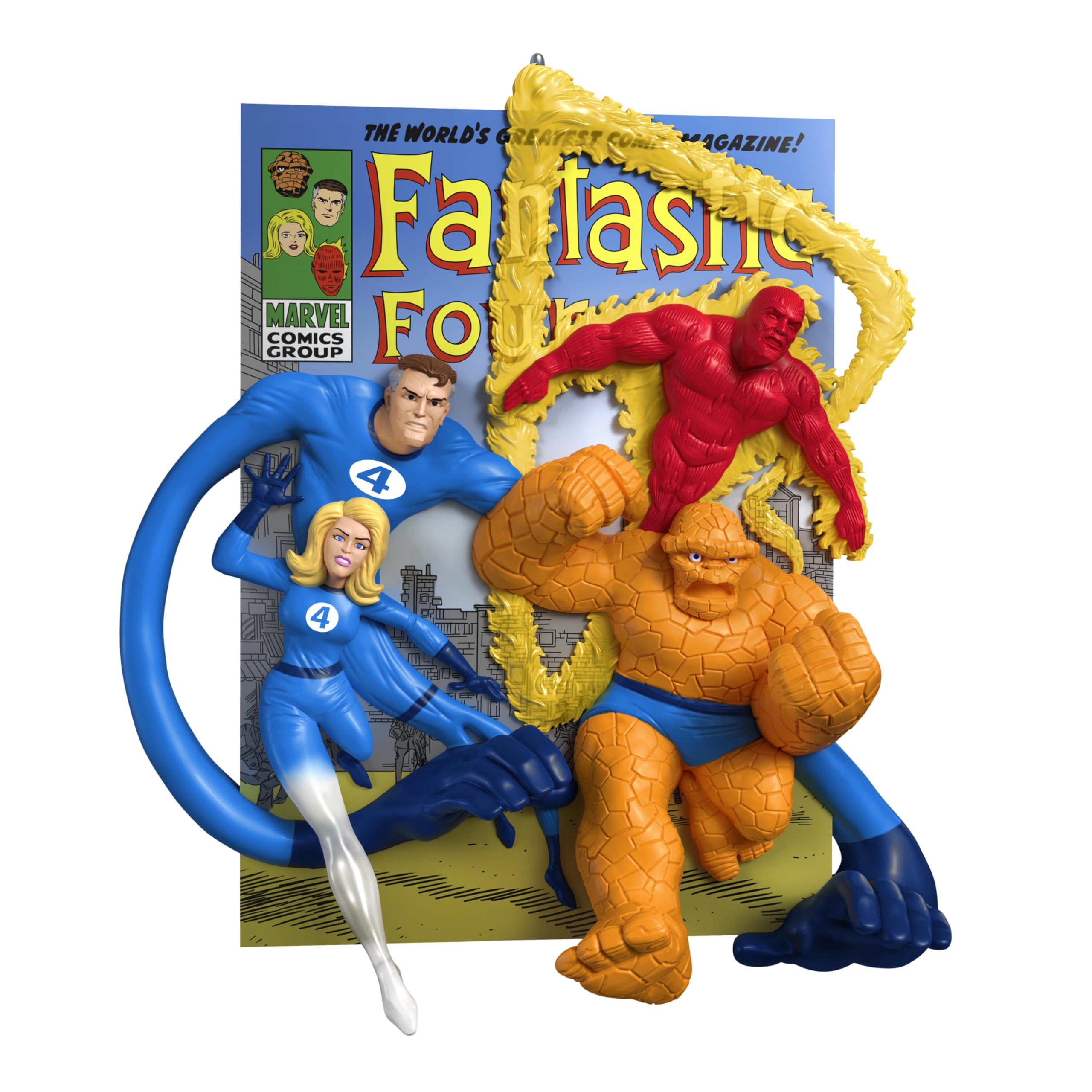 Ornement de Noël Marvel Fantastic Four 2025 objet collector à suspendre