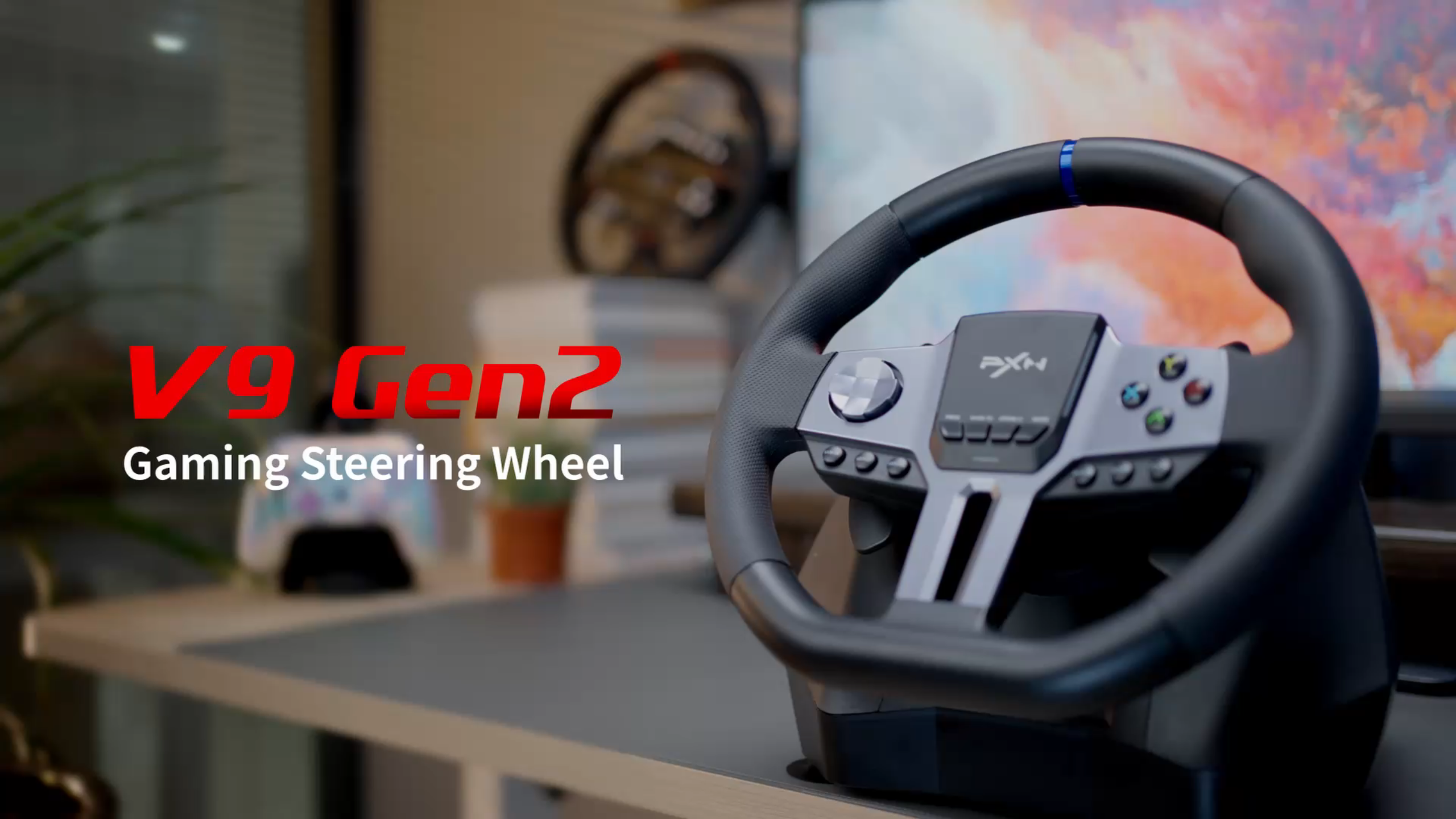 Amazon.com: PXN V9 Gen 2 Racing Wheel with Hall Effect Pedals and