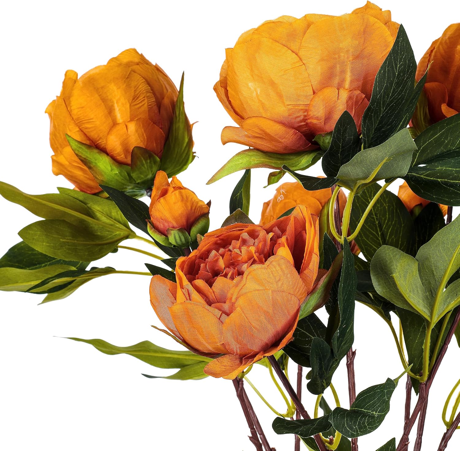 Vickerman Everyday Artificial Coffee Peony Bunch 23" Long - Premium Faux Floral Decor for Wedding or Everyday Arrangements - Maintenance Free Lifelike Peony Stem