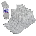 Diabetic Socks Mens Cotton 6-Pack Ankle Grey By DEBRA WEITZNER ankle/grey Mens 10-13