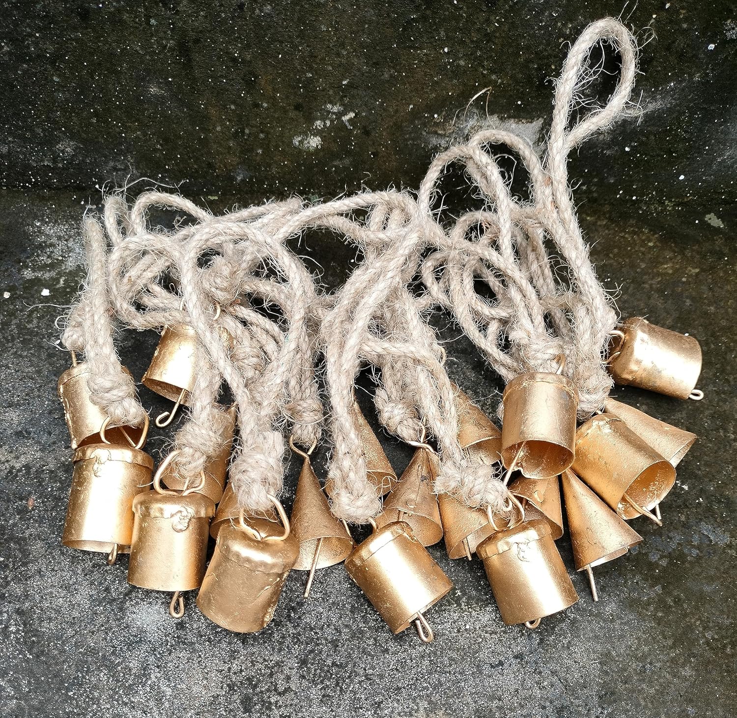 Set of 20 Pieces Bells For Crafts Christmas Bells Small