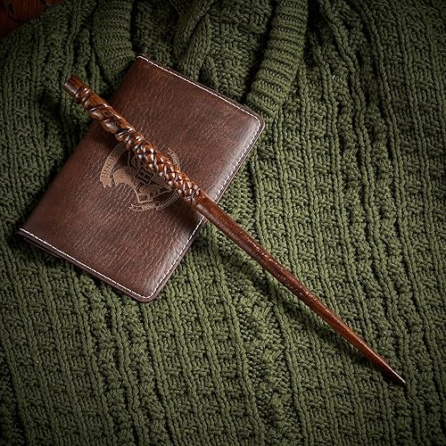 Miniatura 55 de Varita mágica doble para mago, varita mágica de madera real, varita mágica coleccionable (S9)