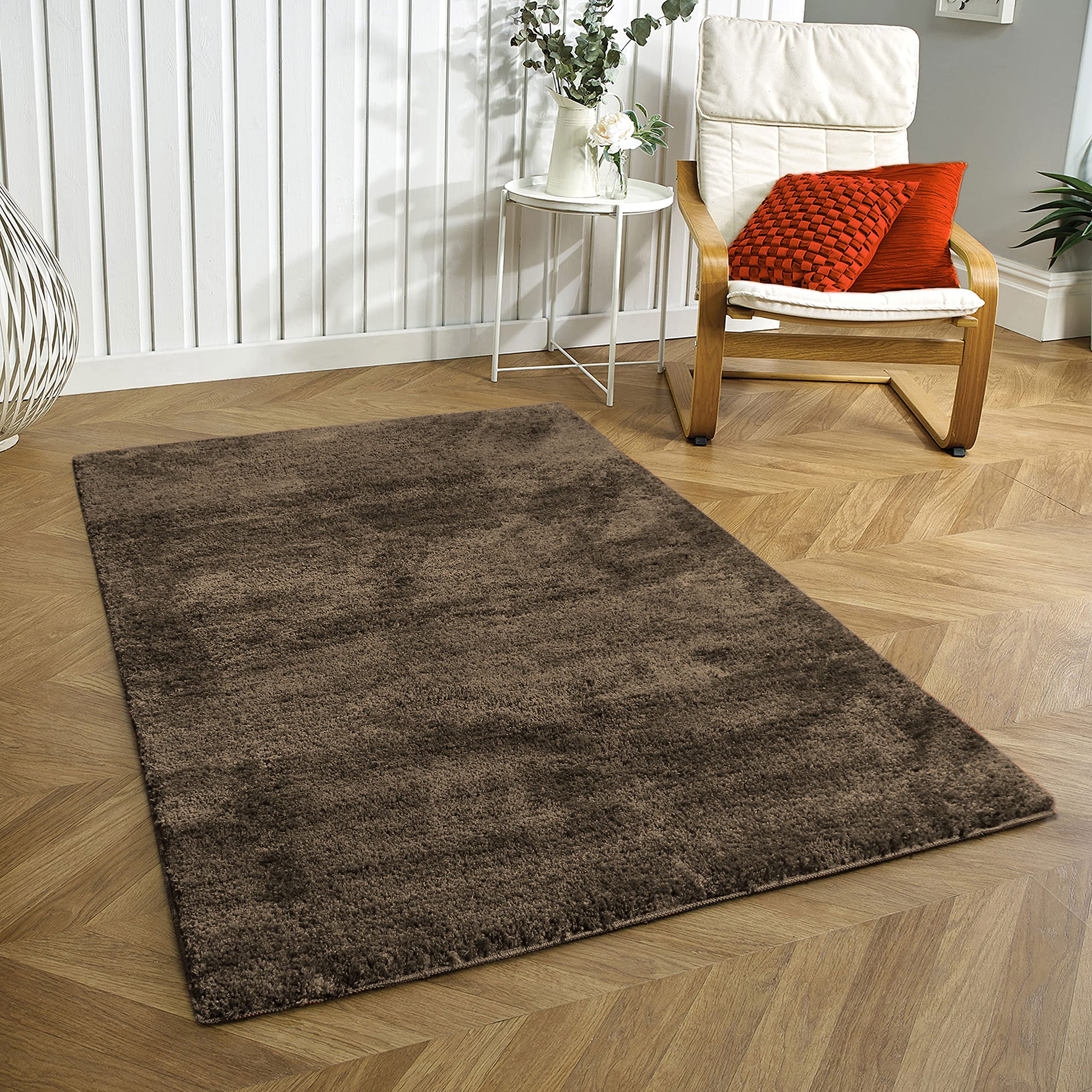 Luxe Home Microfiber Shaggy Carpet - 3x5 Feet -13