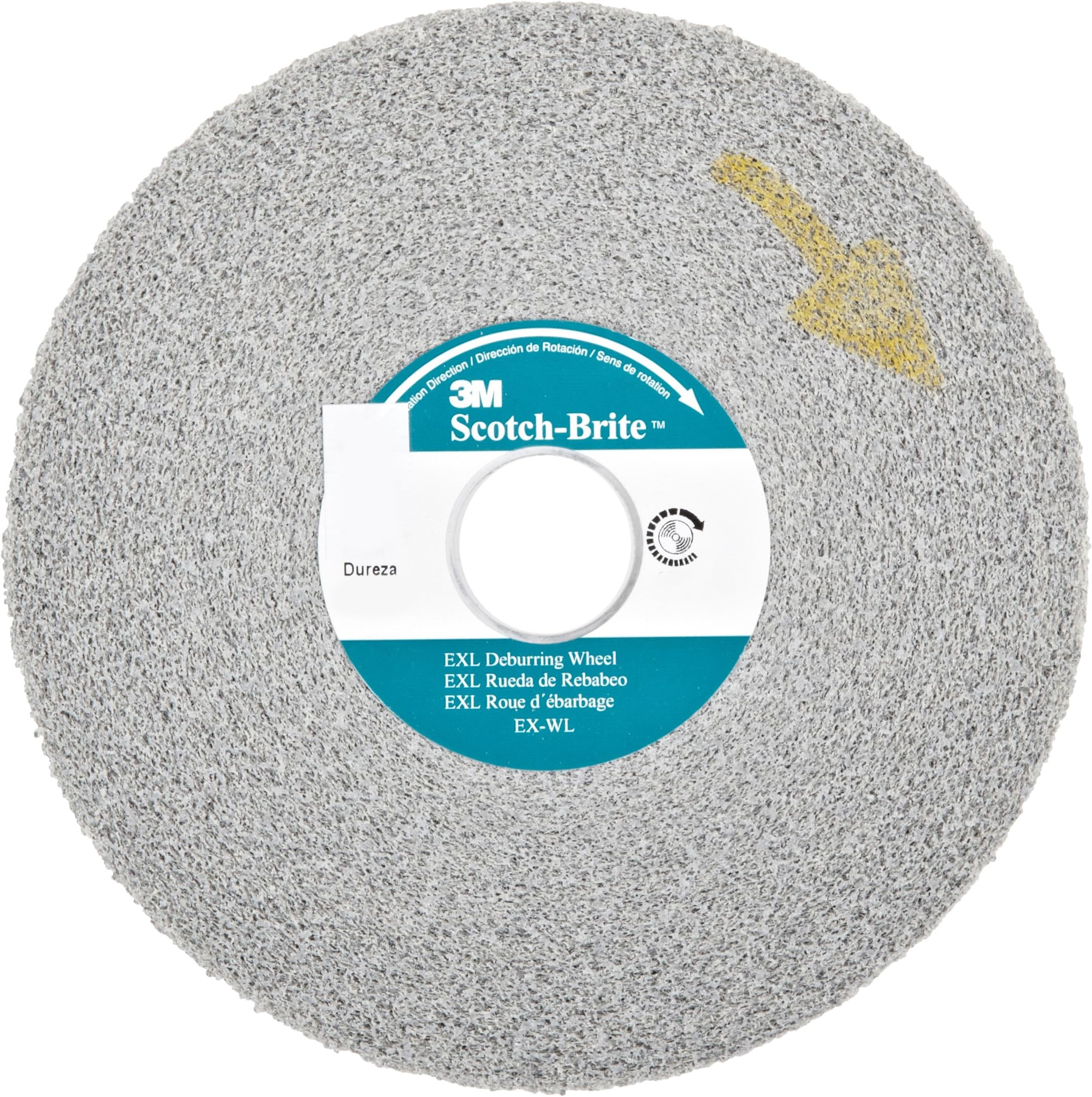 Lot De 6 Roues Déburbeuses Scotch-Brite 3M 09548 - Grain Fin, Diamètre 6 Pouces, Alésage 1 Pouce, Densité 8