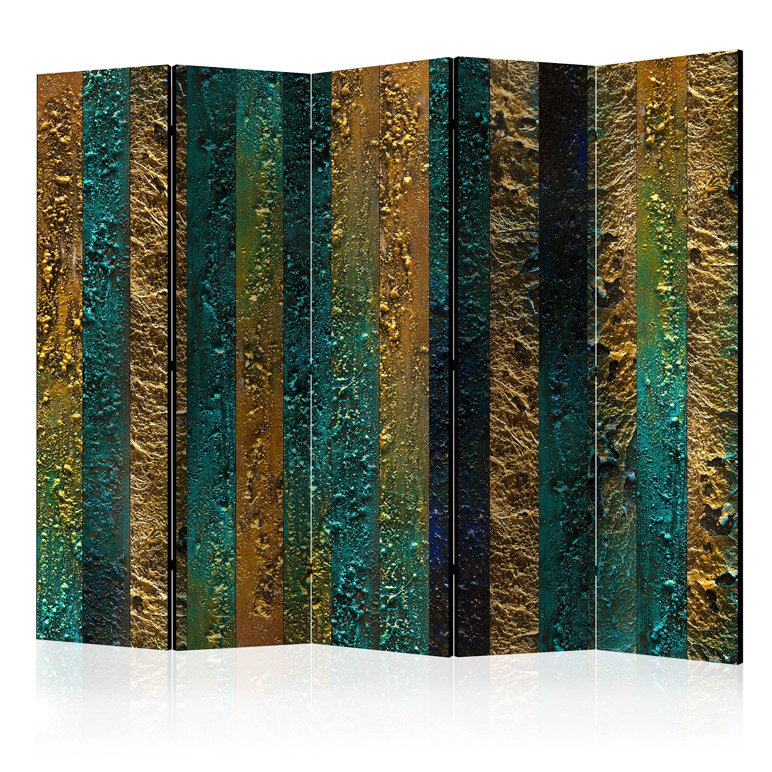murando - Paravent Décoratif Intérieur à Deux Côtés, Abstrait, 225x172 cm
