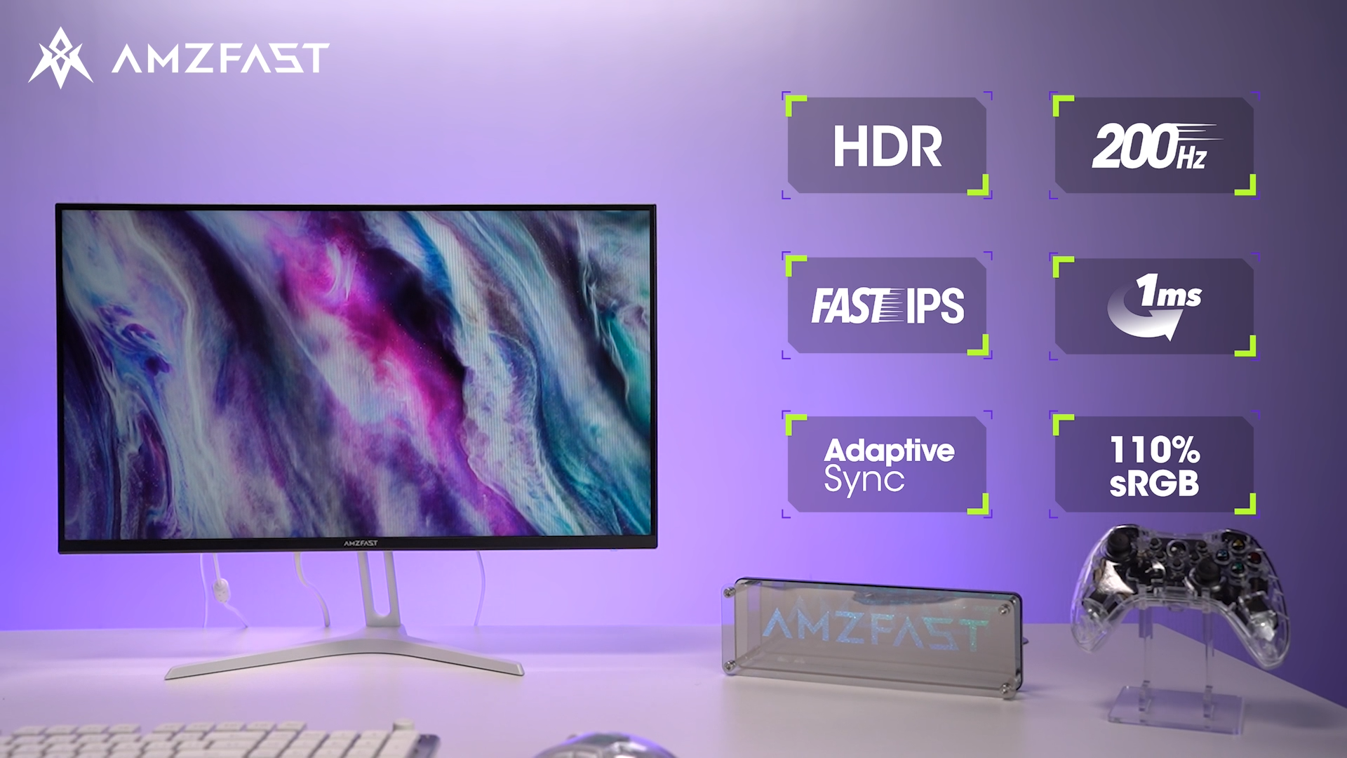 AMZFAST 24インチ 200Hz モニター 本体 Amazon.com: Amzfast 24 Inch Gaming Monitor 200Hz FHD 1080p Fast