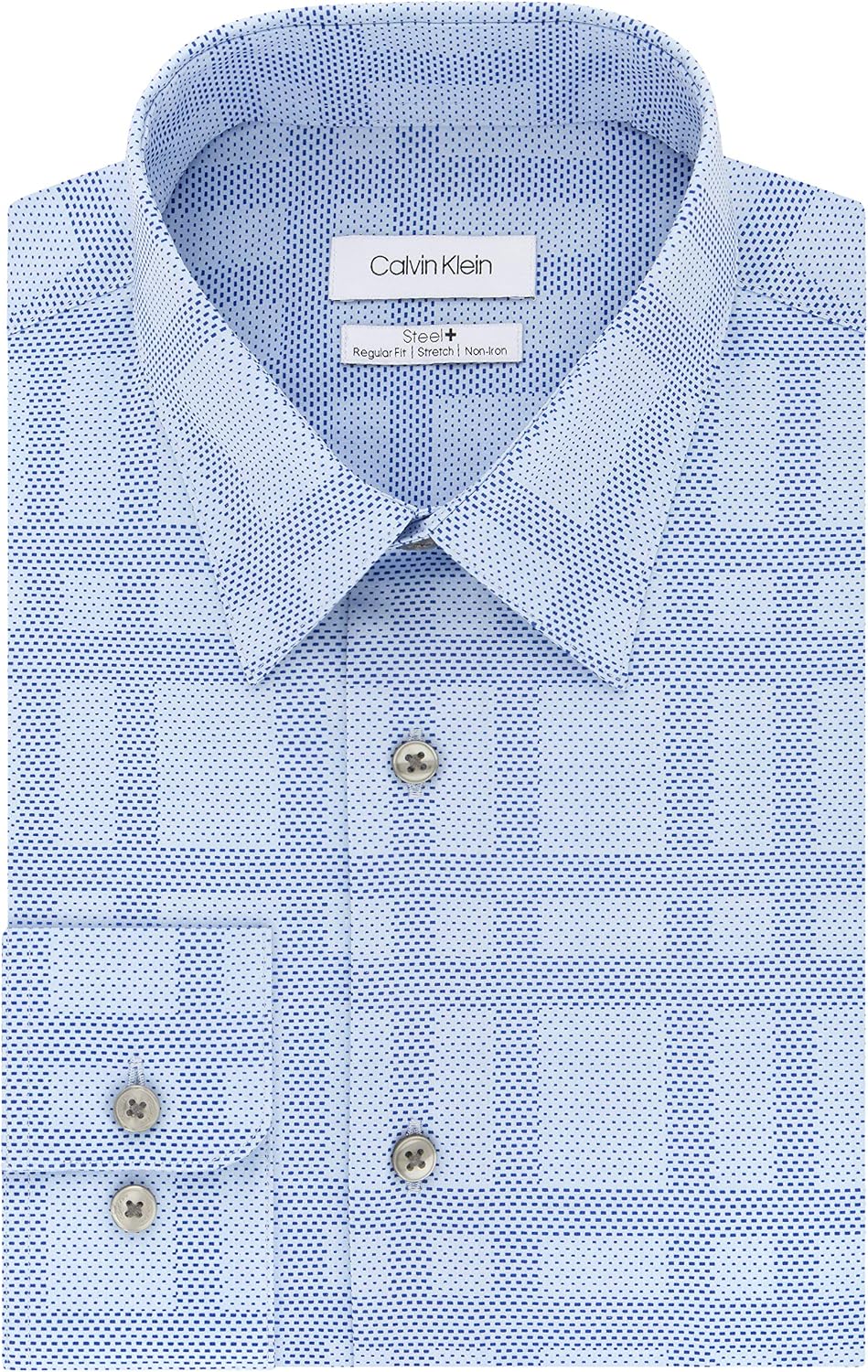 calvin klein classic fit dress shirt Refined Cotton Stretch Slim Fit Dress Shirt