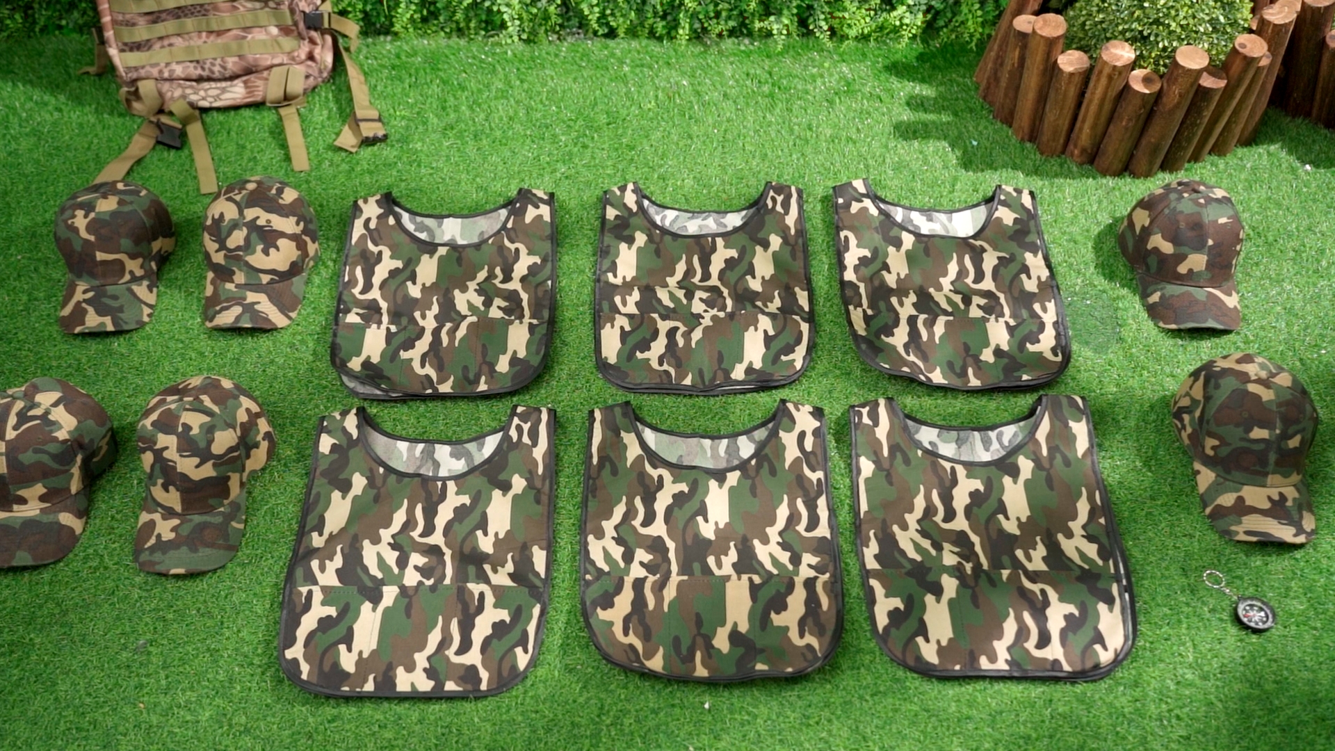 Disfraz surtido militar para niños 6-12 años 12 piezas miniatura 7