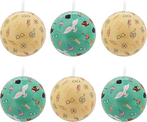 Miniatura 2 de Hallmark Harry Potter - Juego de 12 adornos navideños de hojalata