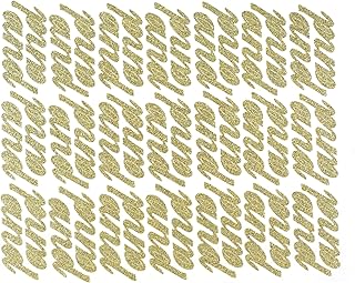 Floral Accessories - Script Word Std Rd, Gold, Std, 1 Piece