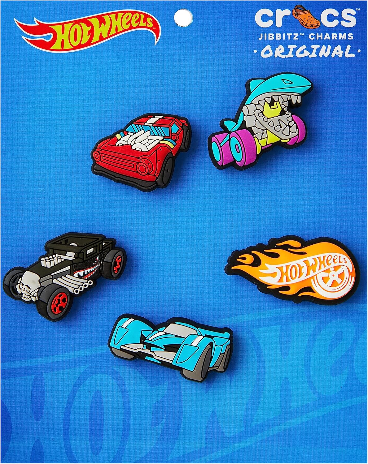 Crocs Jibbitz Shoe Mattel Hot Wheels Multi Pack, Charms for