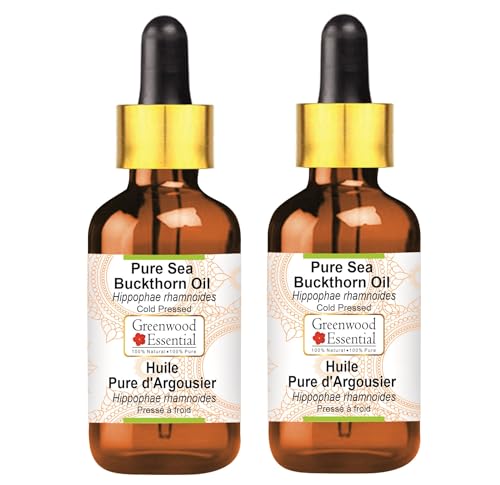 Huile d'argousier contre la peau terne et fatiguée lot de 2 flacons 100ml