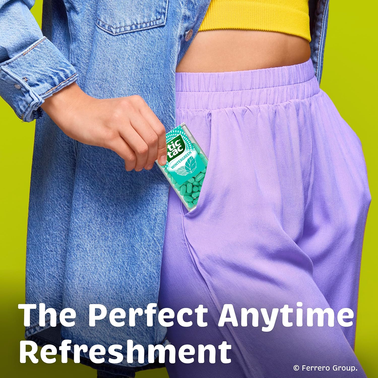 Tic Tac Wintergreen, On-the-Go Breath Mints, Pocket-Sized Mints, 100 pieces, Bulk 12 Pack, 1.7 oz Each