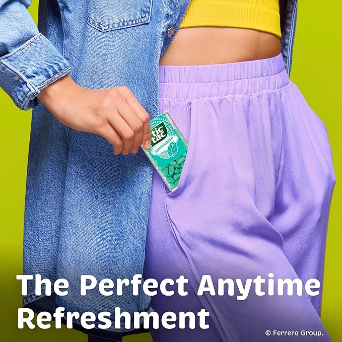 Tic Tac Wintergreen, Caramelos de Menta, Pack de 12 Unidades, 1.7 oz Cada Uno miniatura 6