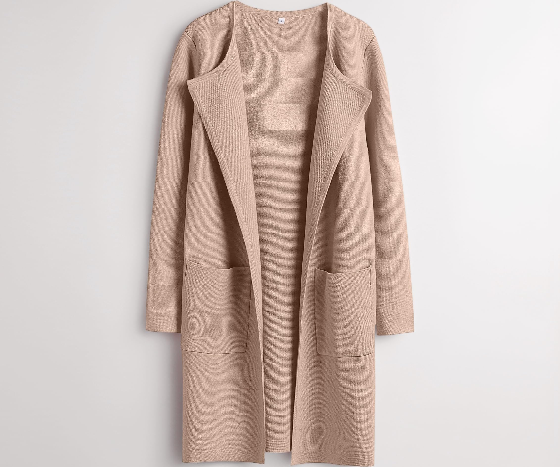 ANRABESS Womens Cardigan Sweater Open Front Knit Long Coatigan Dressy Casual Jacket Coat 2026 Fall Outfits Classy Clothes