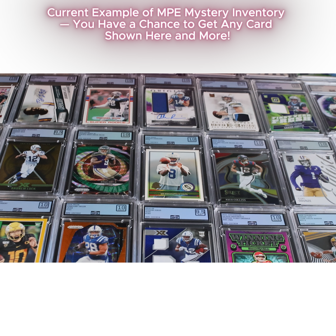 Amazon.com: Graded Mystery Football Card | MPE Graded Football Card