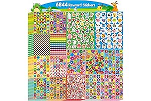 6844 PCS Incentive Stickers for Kids