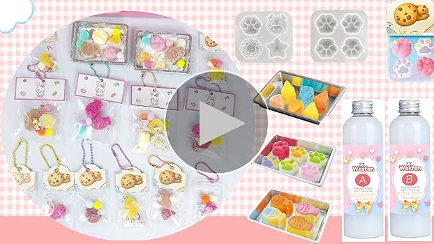 Amazon | Wesfen スクイーズレジン シリコン液 手作り セット