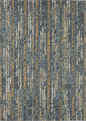 Miniatura 2 de Addison Rugs Rylee ARY36 - Alfombra de interior y exterior lavable de 9 x 12 pies, fácil de limpiar, lavable a máquina, no se desprende, para