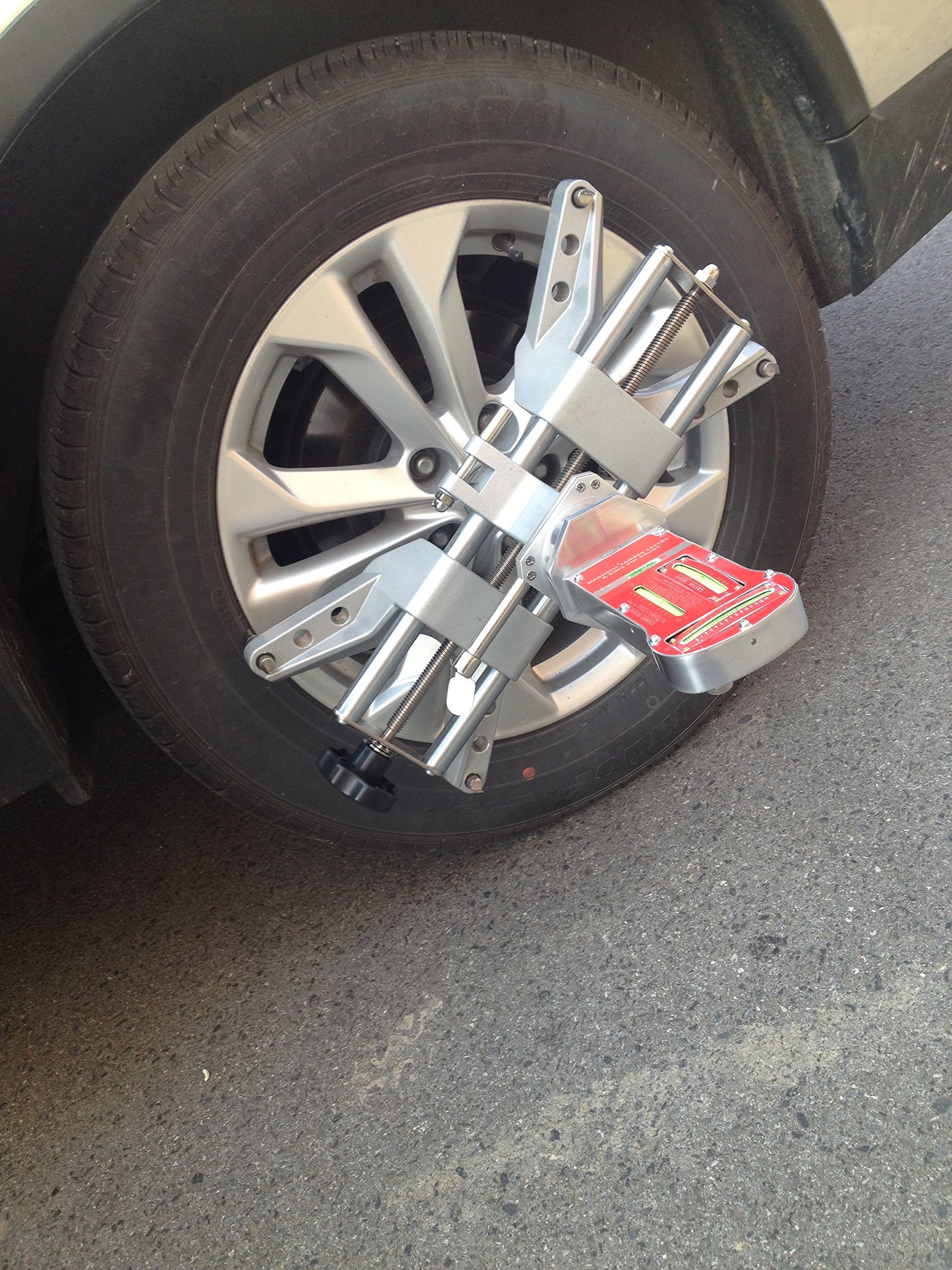 PMD Products Camber Caster Gauge and Wheel Alignment Rack Rim Clamp