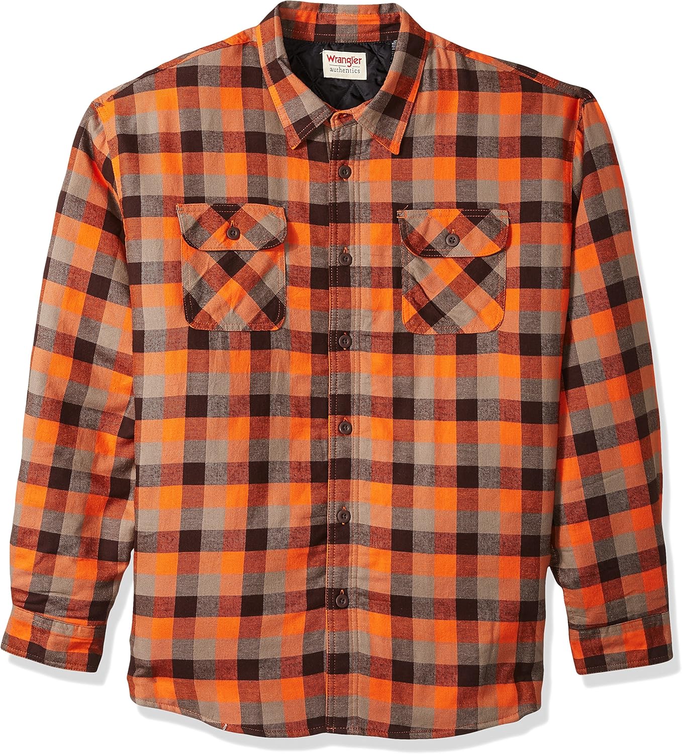 Nylon lined flannel shirt jacket Clearance
