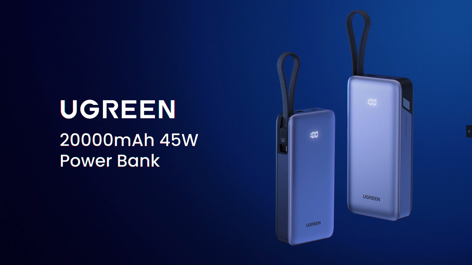 UGREEN Nexode 4-in-1 (20000mAh・145W) Dual USB-C 145W Power Bank - Charge 2 Laptops Simultaneously